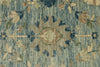 12x15 Light Blue and Navy Anatolian Traditional Rug