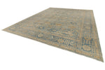 12x15 Light Blue and Navy Anatolian Traditional Rug