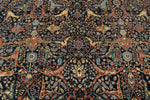 12x16 Navy and Red Anatolian Traditional Rug