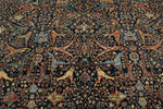 12x16 Navy and Red Anatolian Traditional Rug