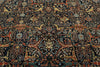 12x16 Navy and Red Anatolian Traditional Rug