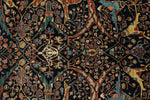 12x16 Navy and Red Anatolian Traditional Rug