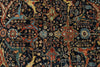 12x16 Navy and Red Anatolian Traditional Rug
