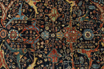 12x16 Navy and Red Anatolian Traditional Rug