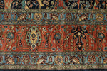 12x16 Navy and Red Anatolian Traditional Rug