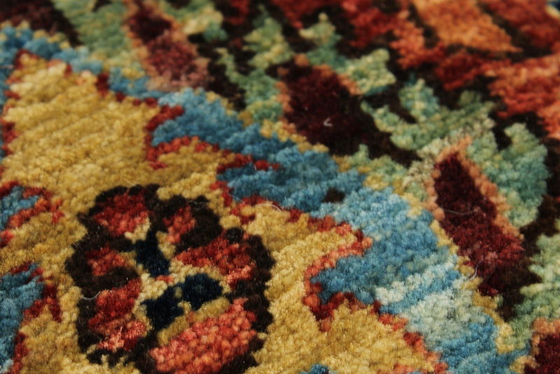 12x16 Navy and Red Anatolian Traditional Rug