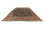 12x16 Navy and Red Anatolian Traditional Rug