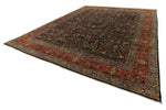 12x16 Navy and Red Anatolian Traditional Rug
