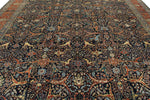 12x16 Navy and Red Anatolian Traditional Rug