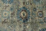 9x12 Gray and Light Green Anatolian Traditional Rug