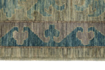 9x12 Gray and Light Green Anatolian Traditional Rug