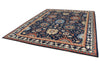 9x12 Navy and Ivory Anatolian Traditional Rug