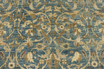 9x12 Blue and Ivory Anatolian Traditional Rug