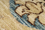 9x12 Blue and Ivory Anatolian Traditional Rug