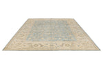 9x12 Blue and Ivory Anatolian Traditional Rug