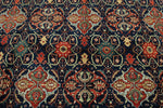 9x12 Navy and Red Anatolian Traditional Rug