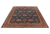 9x12 Navy and Red Anatolian Traditional Rug