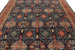 9x12 Navy and Red Anatolian Traditional Rug