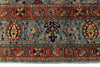 10x14 Light Blue and Blue Anatolian Traditional Rug