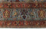 10x14 Light Blue and Blue Anatolian Traditional Rug