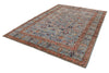 10x14 Light Blue and Blue Anatolian Traditional Rug