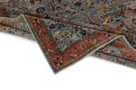 10x14 Light Blue and Blue Anatolian Traditional Rug