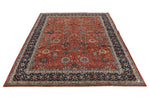 10x14 Red and Navy Anatolian Traditional Rug