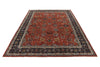 10x14 Red and Navy Anatolian Traditional Rug