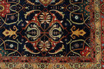 10x14 Navy and Red Anatolian Traditional Rug