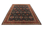 10x14 Navy and Red Anatolian Traditional Rug