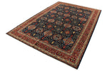 10x14 Navy and Red Anatolian Traditional Rug