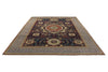 10x14 Navy and Light Blue Anatolian Traditional Rug