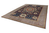 10x14 Navy and Light Blue Anatolian Traditional Rug