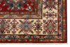 8x10 Red and Ivory Kazak Tribal Rug