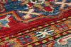 8x10 Red and Ivory Kazak Tribal Rug