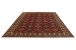 8x10 Red and Ivory Kazak Tribal Rug