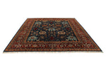 8x10 Navy and Red Anatolian Traditional Rug