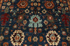 8x10 Navy and Red Anatolian Traditional Rug