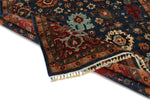 8x10 Navy and Red Anatolian Traditional Rug