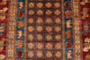 5x7 Multicolor and Red Anatolian Traditional Rug