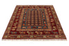 5x7 Multicolor and Red Anatolian Traditional Rug