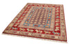 5x7 Multicolor and Red Anatolian Traditional Rug