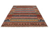 7x10 Multicolor and Multicolor Turkish Tribal Rug