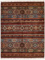 5x7 Multicolor Tribal Rug