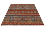 5x7 Multicolor Tribal Rug
