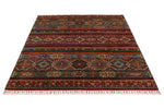 5x7 Multicolor Tribal Rug