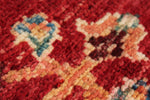 5x7 Red and Multicolor Persian Rug