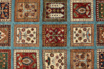 5x7 Multicolor and Light Blue Persian Rug