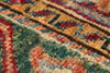 5x7 Multicolor and Red Turkish Tribal Rug