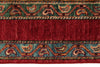 5x7 Multicolor and Red Turkish Tribal Rug